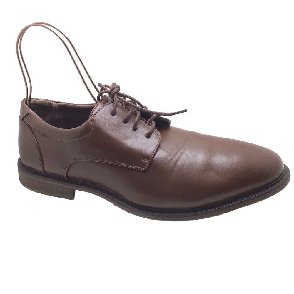 Hugo Vitelli Mens Brown Oxford Lace Up Dress Shoes Size 13EEE